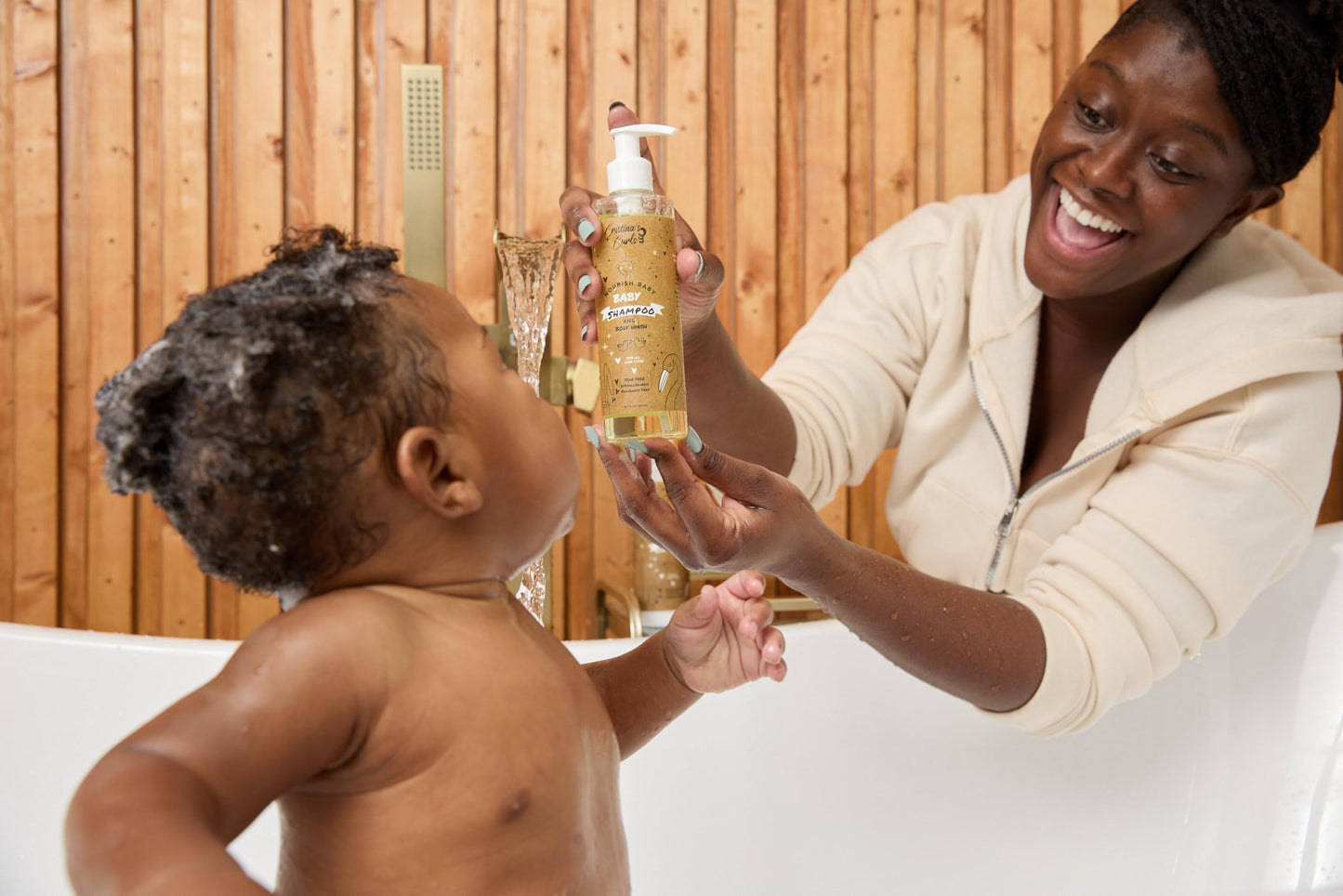Cristina's Curls Baby Shampoo & Conditioner Set - Gentle Cleanse Plus Soft Detangling