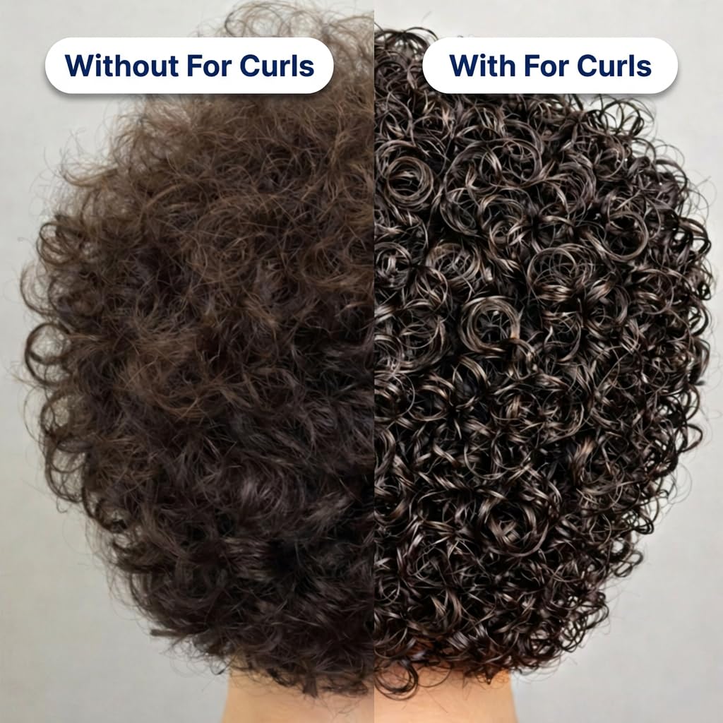 FOR CURLS Curl Cream for Curly & Wavy Hair | 8.4 oz | Anti-Frizz, Lightweight, Non-Crunchy | Sulfate & Paraben Free | Type 2-3 Hair