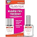 Nutra Nail Invisible Flex Hardener - Instant Protective & Restorative Clear Gel Top Coat Shield for Brittle, Damaged Nails - 0.5 Fl Oz