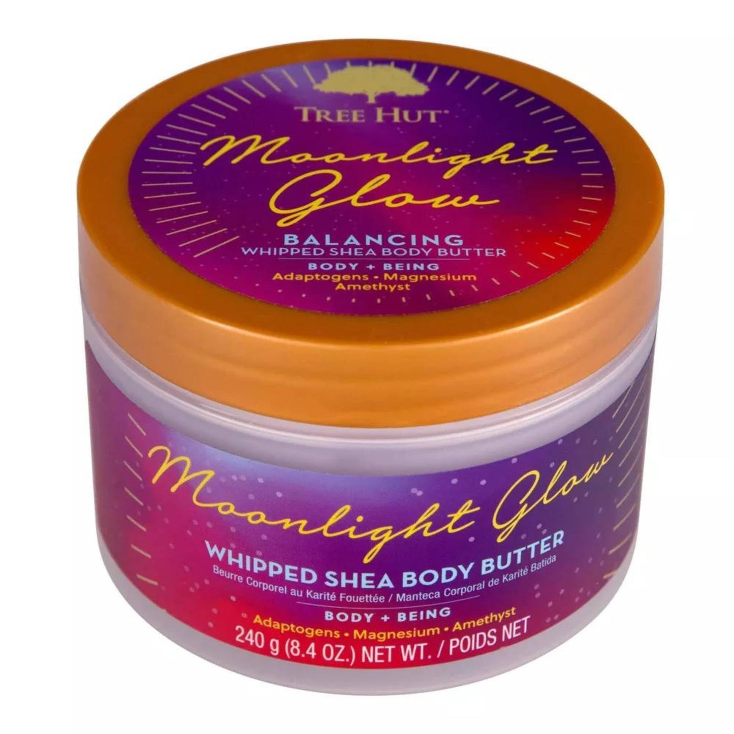 Tree Hut Moonlight Glow Whipped Shea Body Butter - Body + Being - 8.4 ounces