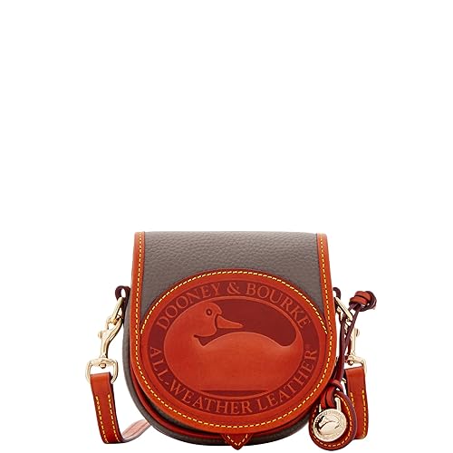 Dooney & Bourke Handbag, All Weather Leather 2 Duck Bag Crossbody - Taupe