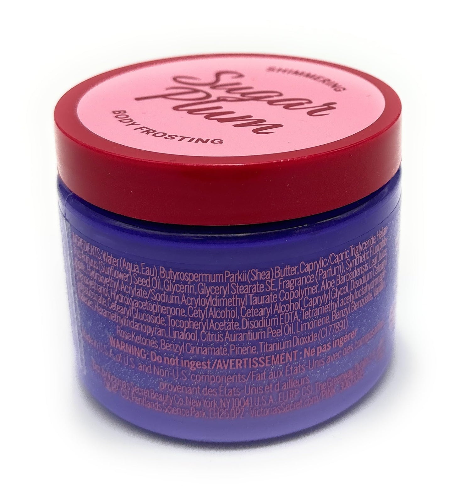 Victoria's Secret PINK Sugar Plum Shimmering Body Frosting 6 oz Limited Edition