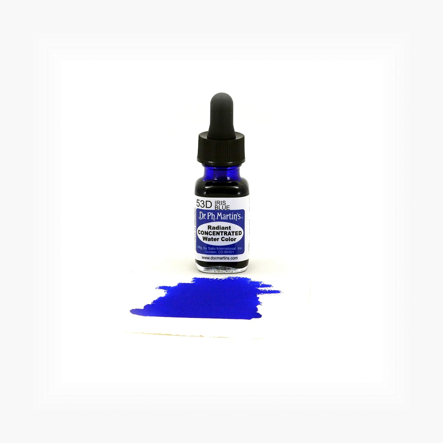 Dr. Ph. Martin's Radiant Concentrated Water Color (53D) Watercolor Bottle, 0.5 oz, Iris Blue, 1 Bottle Beauty & Personal Care Dr. Ph. Martin's