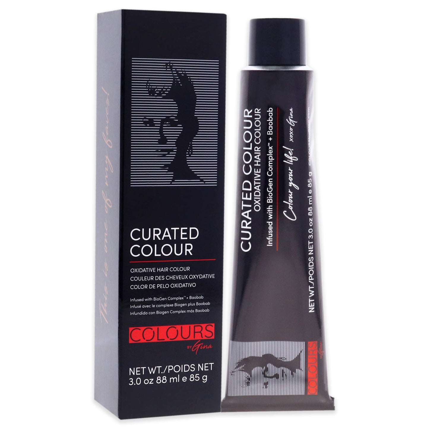 Colours By Gina Curated Colour - 4.77-4W Deep Warm Brown by Colours By Gina for Unisex - 3 oz Hair Color