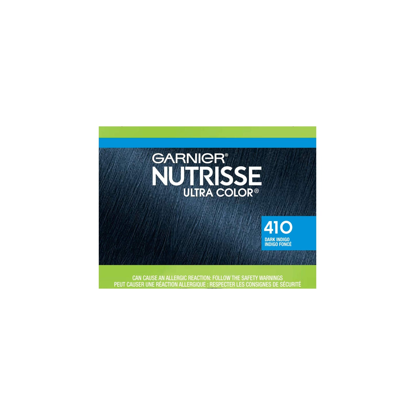 Garnier Nutrisse Ultra Nourishing Hair Color Creme with Triple Oils, Permanent Dye for 100% Gray Coverage, Blue Curaçao IN2 (Packaging may vary)