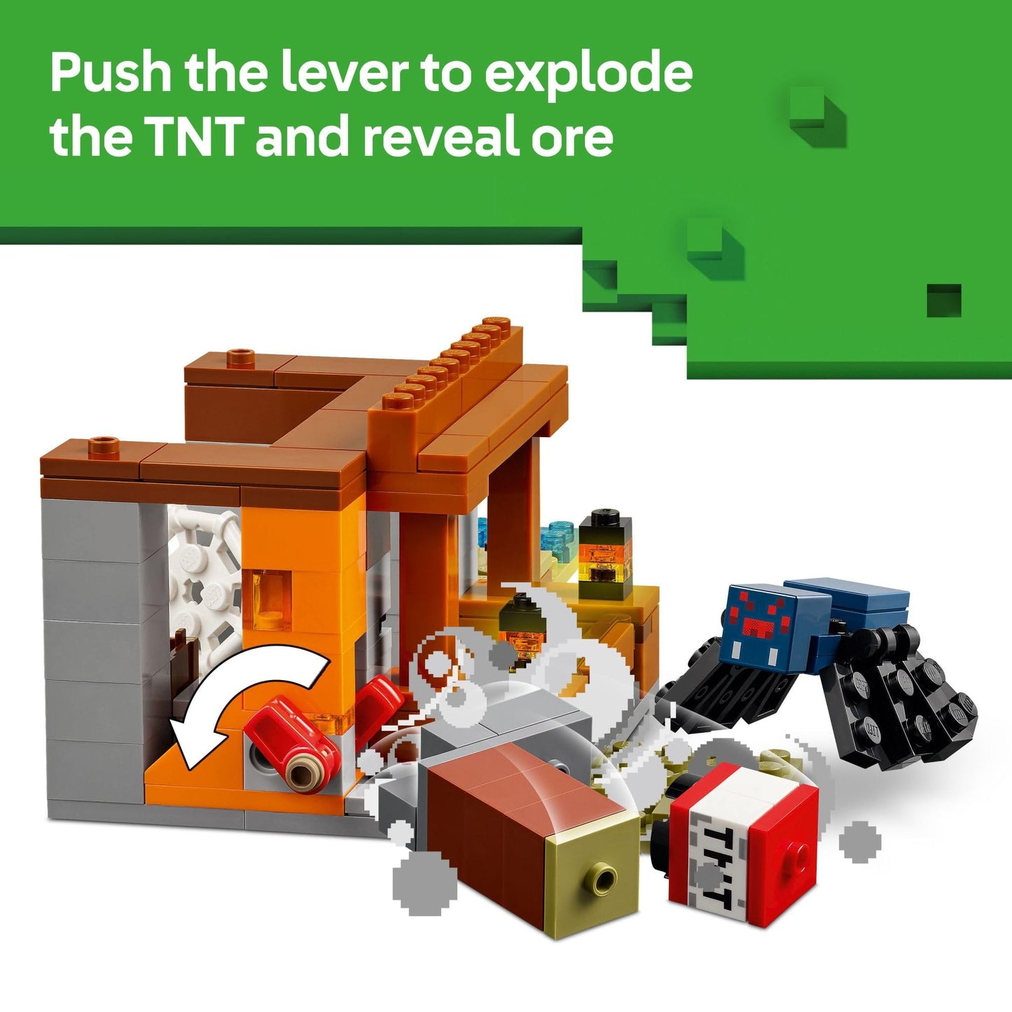 LEGO Minecraft The Armadillo Mine Expedition 21269, Building Toy Playset with Gaming Figures, Fun Gift for Kids Ages 8+
