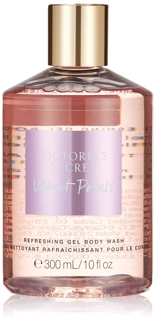 Victoria's Secret Velvet Petals Refreshing Gel Body Wash Shower Gel 10 oz (Velvet Petals)