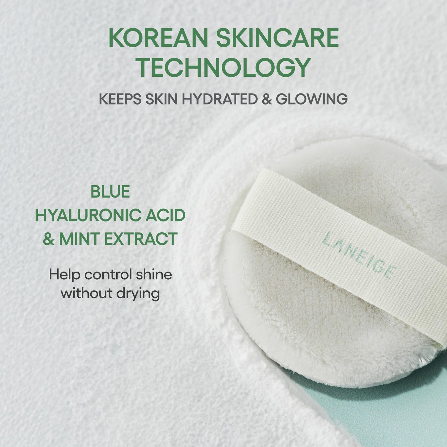 LANEIGE Neo Blurring Powder: Korean Shine Control Compact with Pore Blurring, Smoothing Finish & Travel-Friendly, No Spill Packaging Beauty and Personal Care LANEIGE