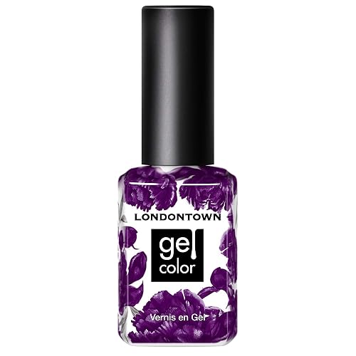LONDONTOWN UV/LED Gel Nail Polish, Glossy Deep Purple, Portobello Plum, 0.4 Fl Oz, Long Lasting, Chip Resistant High Shine Color Beauty & Personal Care LONDONTOWN