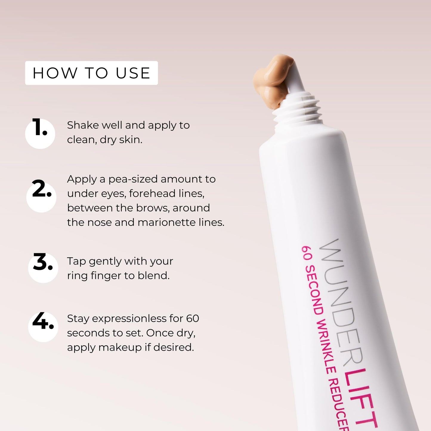 WUNDER2 Wunderlift Instant Eye Tightening Serum, Temporary Firming & Lifting Treatment in 60 Seconds, Reduces Under-Eye Bags, Dark Circles, Puffiness