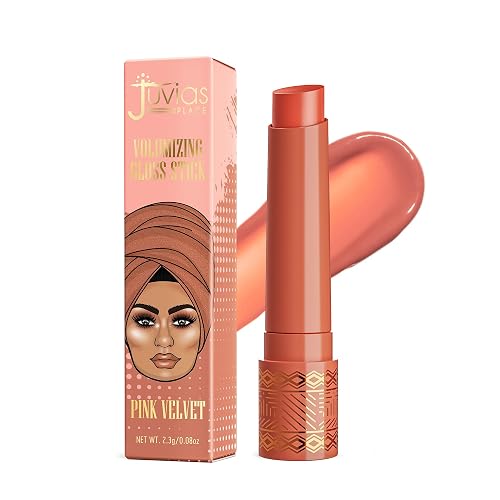 Juvia's Place Volumizing Gloss Stick - Pink Velvet - Shiny Luscious Lips with Nourshing Hydration, Plumping, Lip Plumper, Plumping Lip Balm, Hydrating