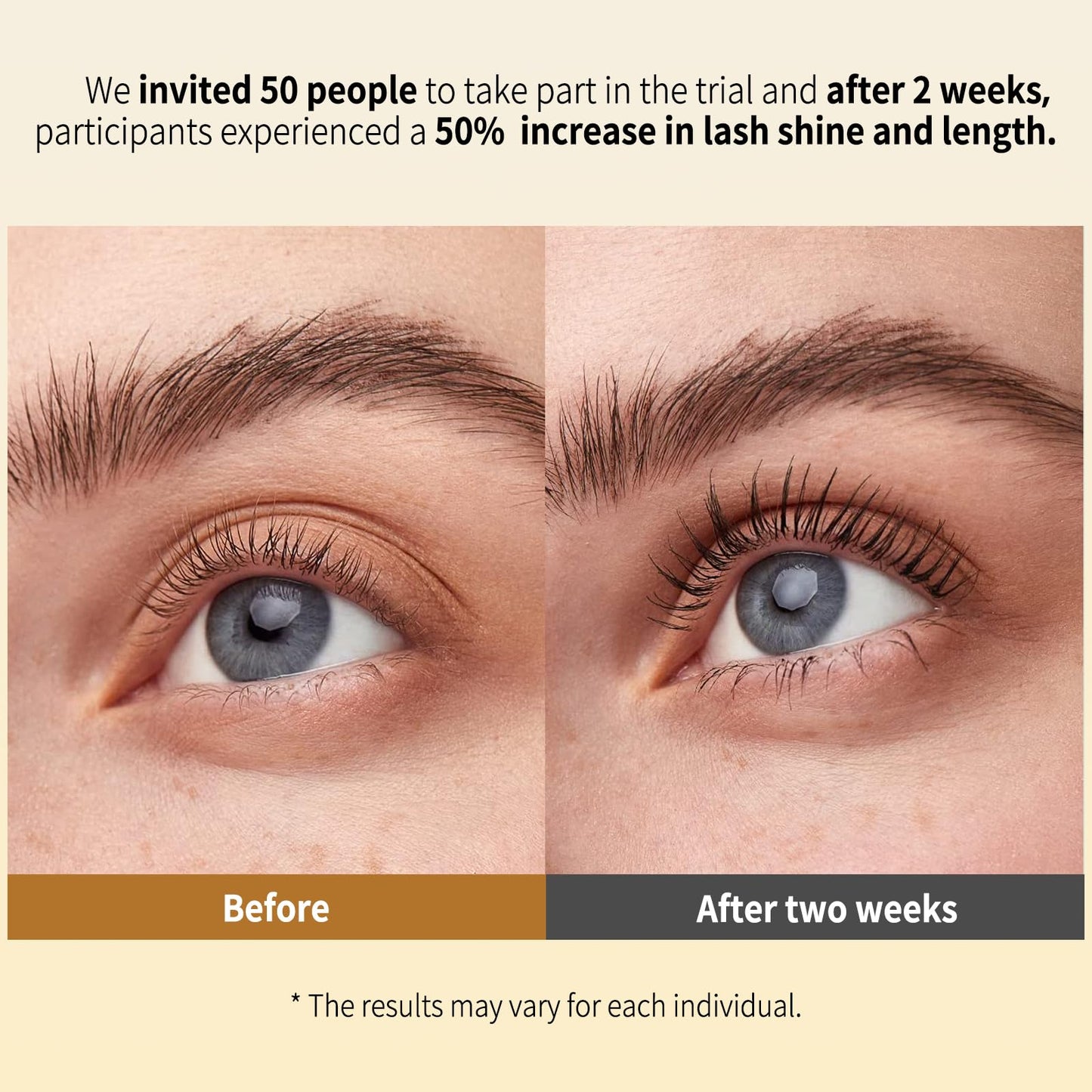 Eyelash Growth Serum for Thicker, Longer, Natural Lashes without Prostaglandin - Grow Luscious, Natural Lashes with Advanced Enhancer | Vegan…