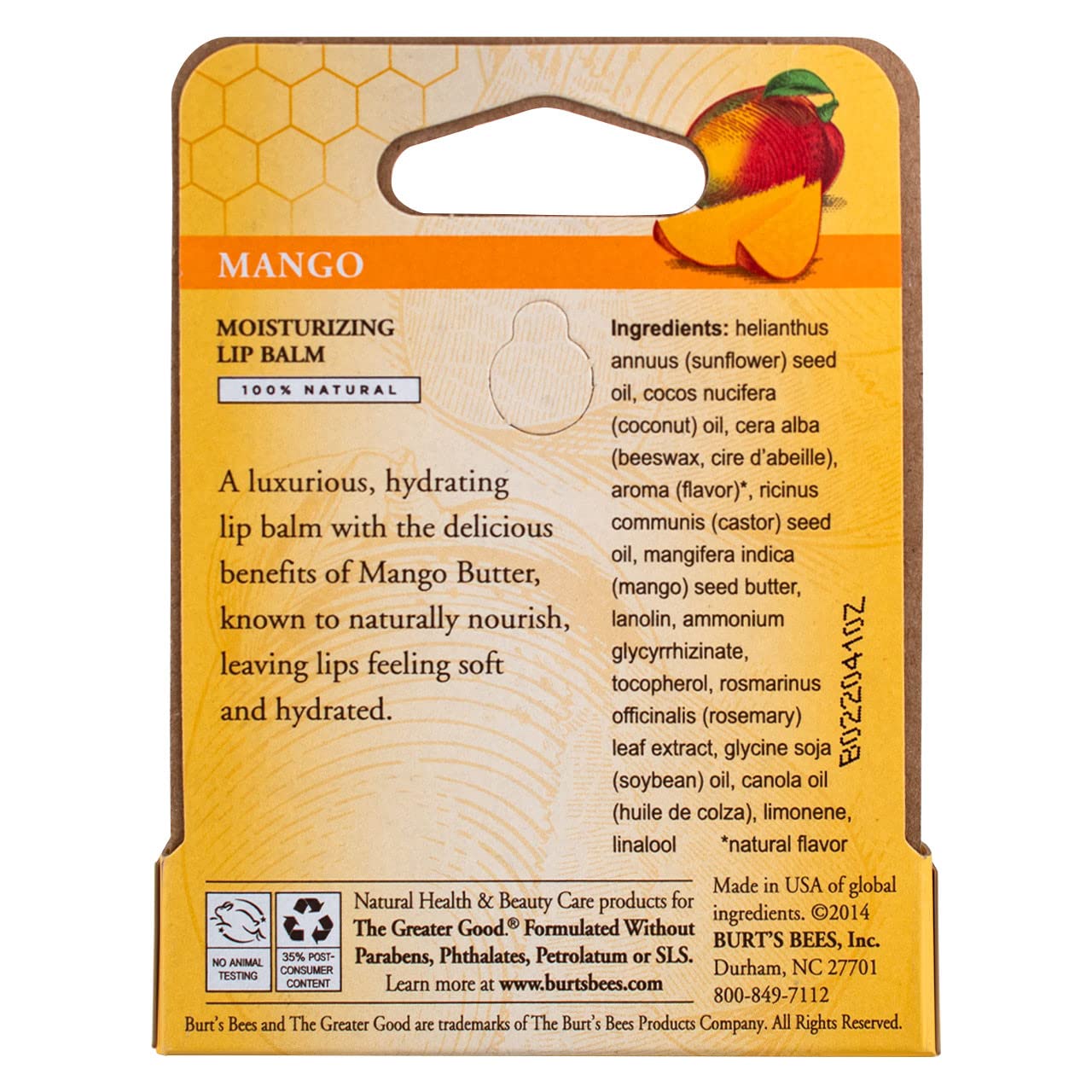 BRTS B'S MANGO BLAST LIP BLM.15