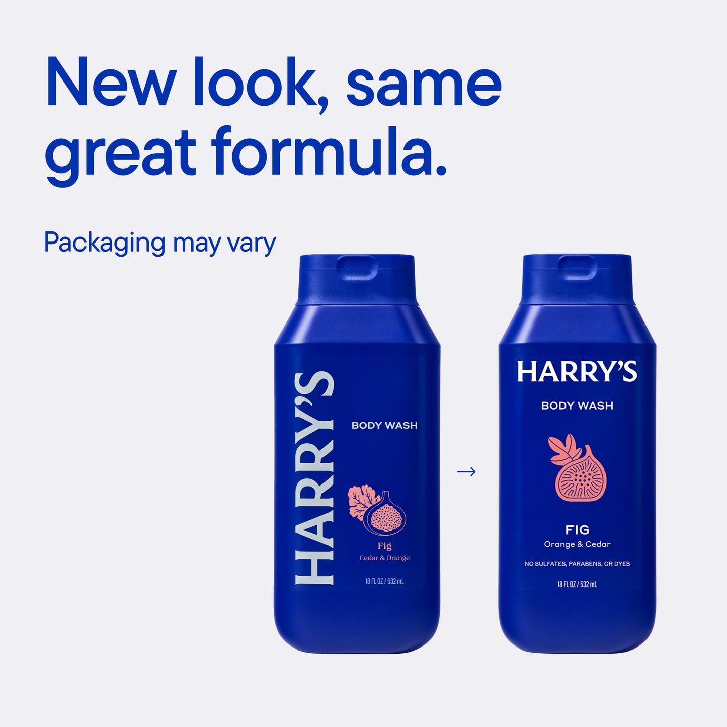 Harry's Men's Body Wash - Fig - (3 Pack) 18 fl oz - Shower Gel for Men - No Parabens, Sulfates, or Dyes