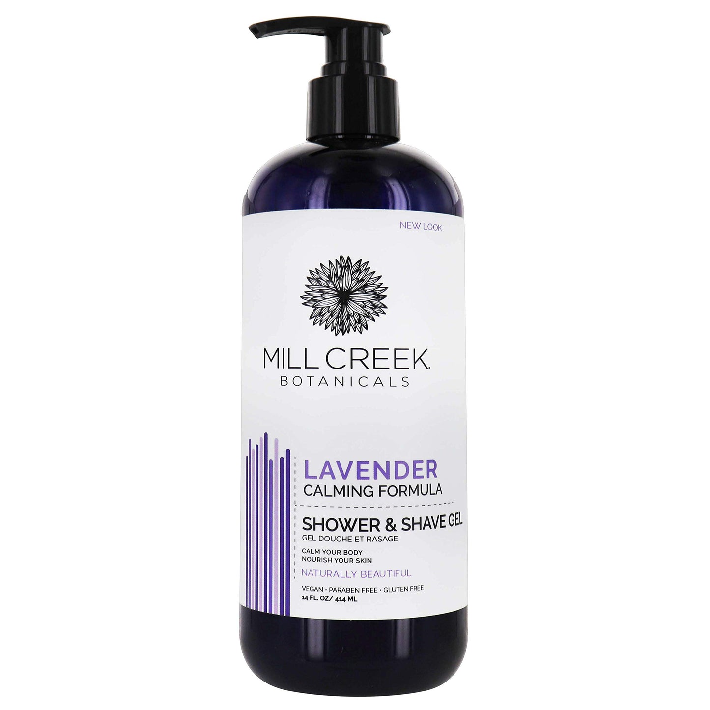Mill Creek Lavender 2-In-1 Shower & Shave Gel, Parabens Free, 14 Fluid Ounces (Pack Of 3)