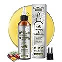 Ktintar 100% Natural Raw Batana Oil for Hair Growth, Dr Sebi Hair Growth Oil From Honduras, Thicker & Stronger Hair, Prevents Hair Loss, Eliminates