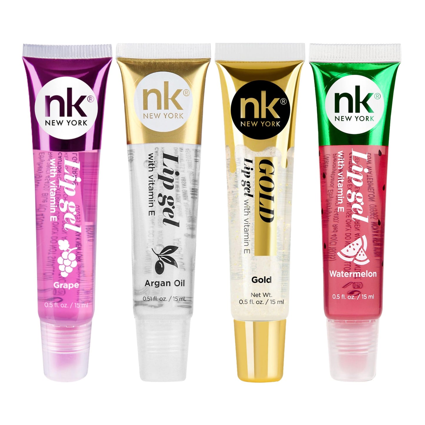 NICKA K NEW YORK Lip Gel, Hydrating, Lightweight, Glides on Effortlessly, Non Sticky Finish Lip Gel Colors