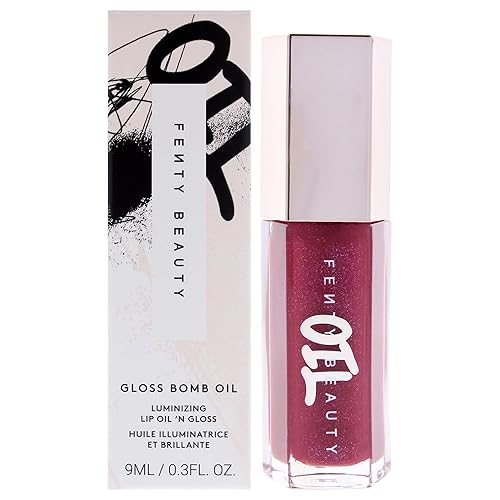 Gloss Bomb Luminizing Lip Oil N Gloss - 04 Razzberry Jamz by Fenty Beauty for Women - 0.3 oz Lip Gloss