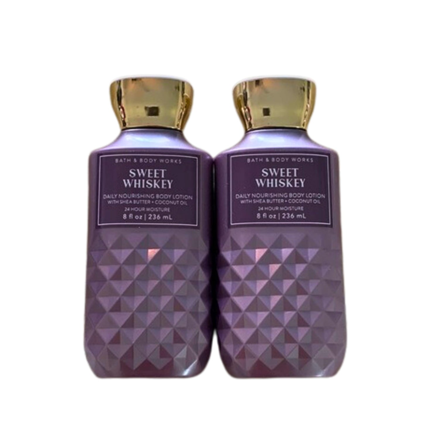 Bath & Body Works Body Lotion, Gift Set of 2, 8oz Each (Sweet Whiskey)