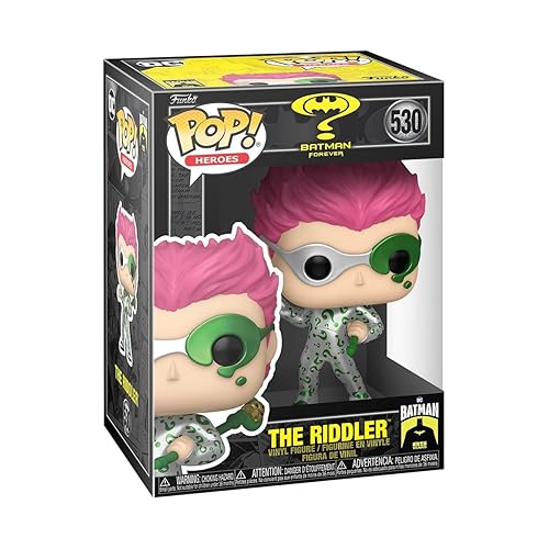 Funko POP Movies: Batman Forever - The Riddler - Metallic - Batman - Collectable Vinyl Figure - Gift Idea - Official Merchandise - for Kids & Adults…