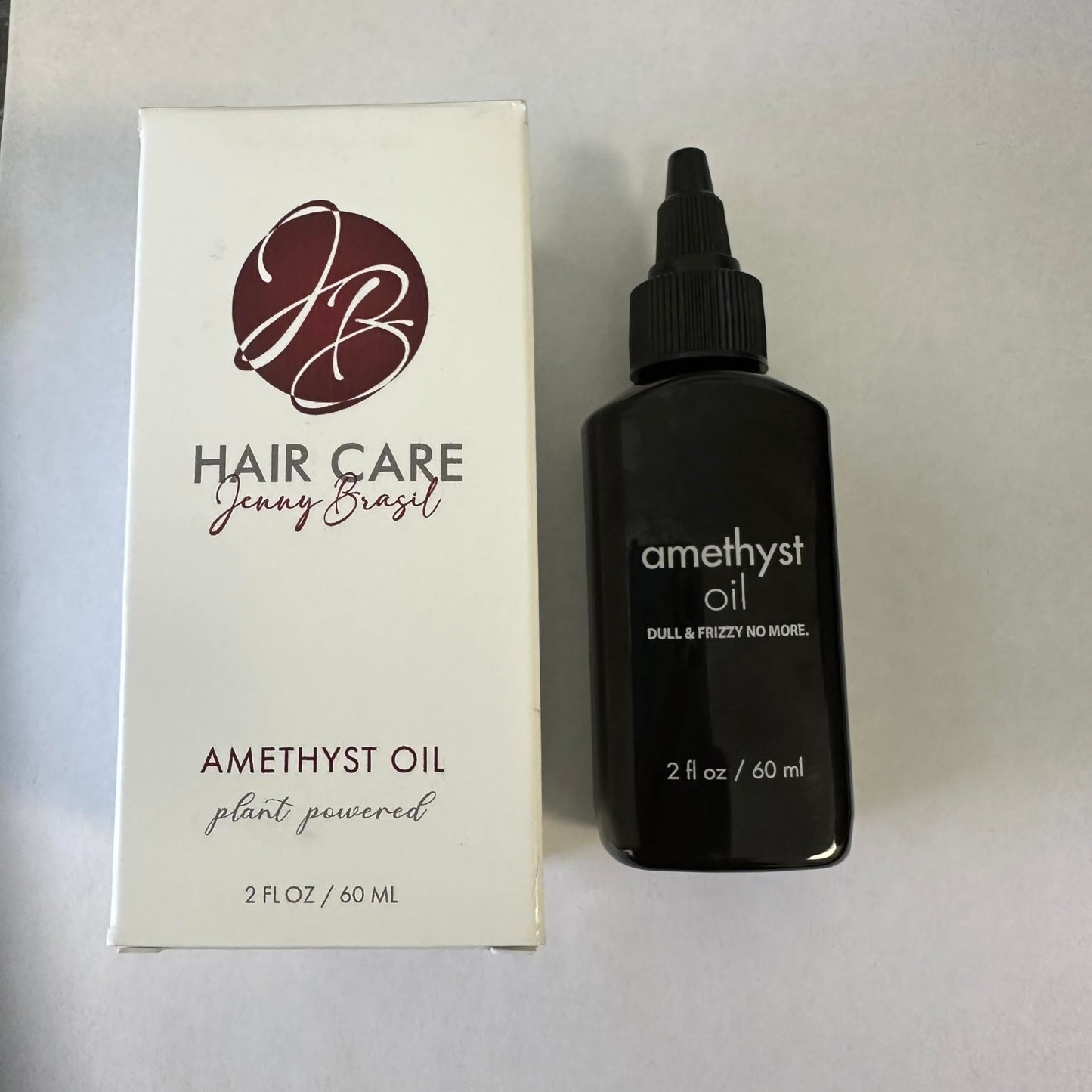 Jenny Brasil Amethyst Oil Hair Care Shine Tames Frizz Heat Protection