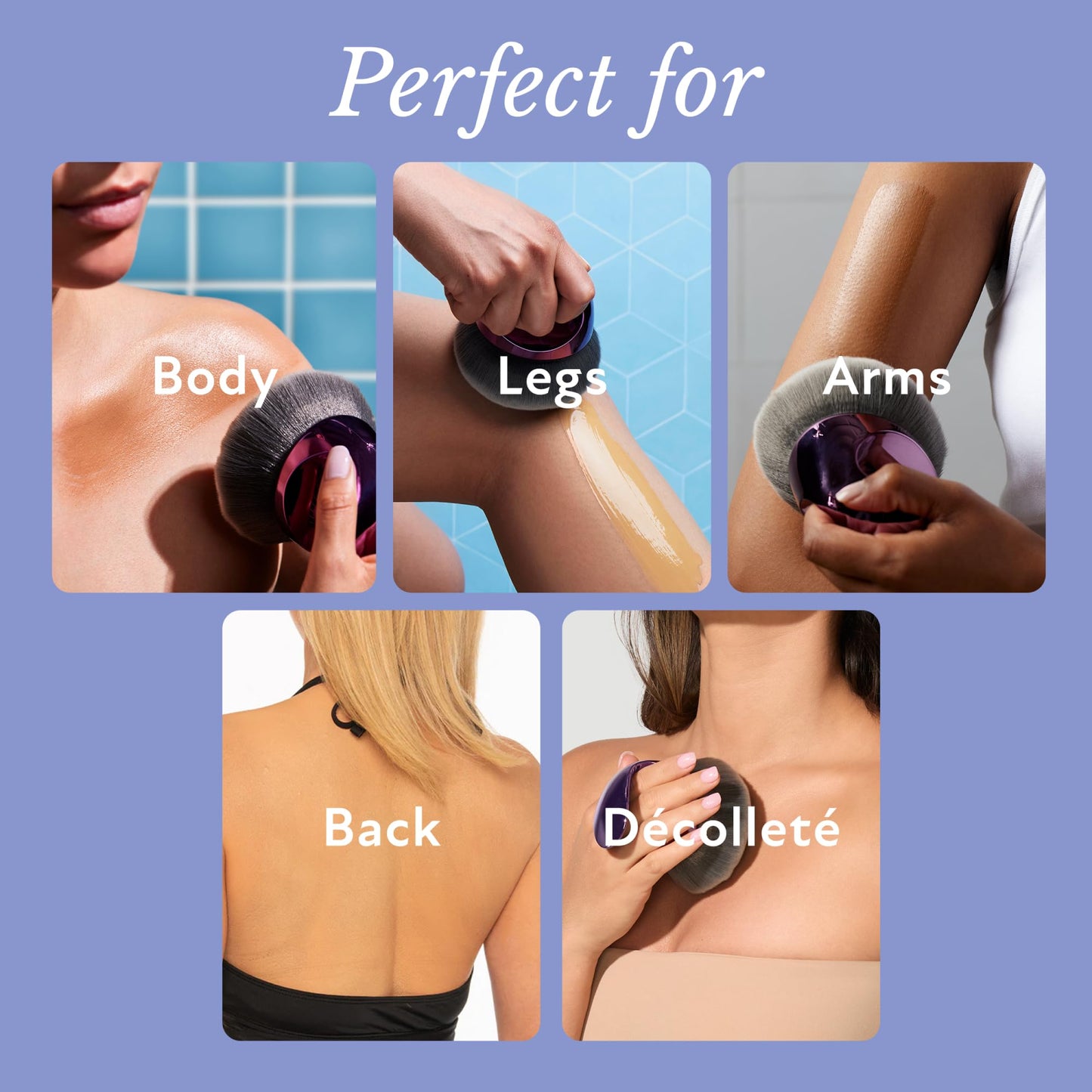 Westmore Beauty Blend & Blur Body Kabuki Brush & Self Tanner Brush - For Body Makeup & Foundation - Blending Applicator For Self Tanning