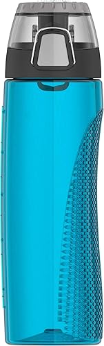 Thermos Intak 24-Ounce Tritan Hydration Bottle with Meter (Teal), One Size,