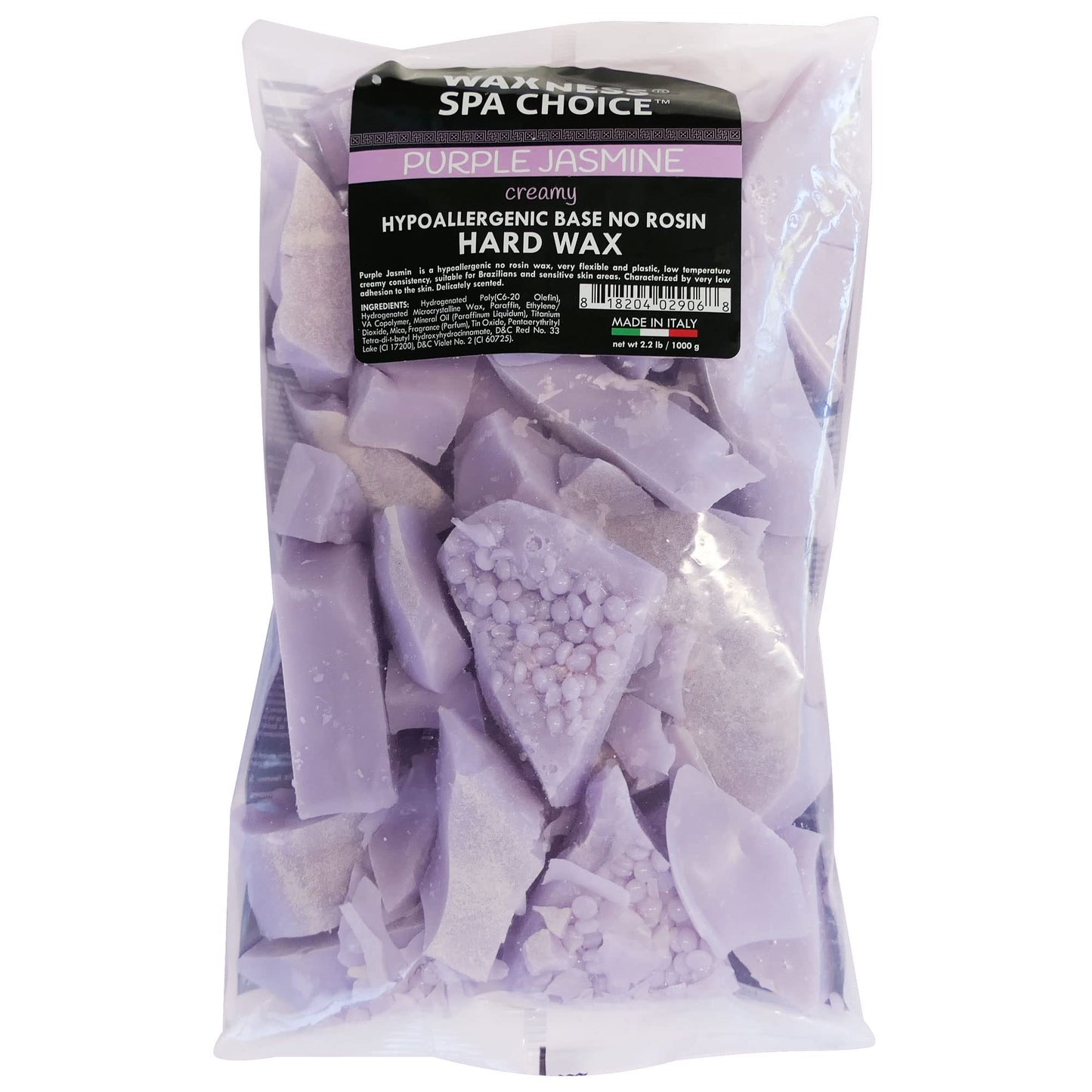 Waxness Spa Choice Purple Jasmine Demi Creamy No Rosin Waxing Kit with 2.2 Lb / 1 Kg Wax Bag Beauty and Personal Care Waxness