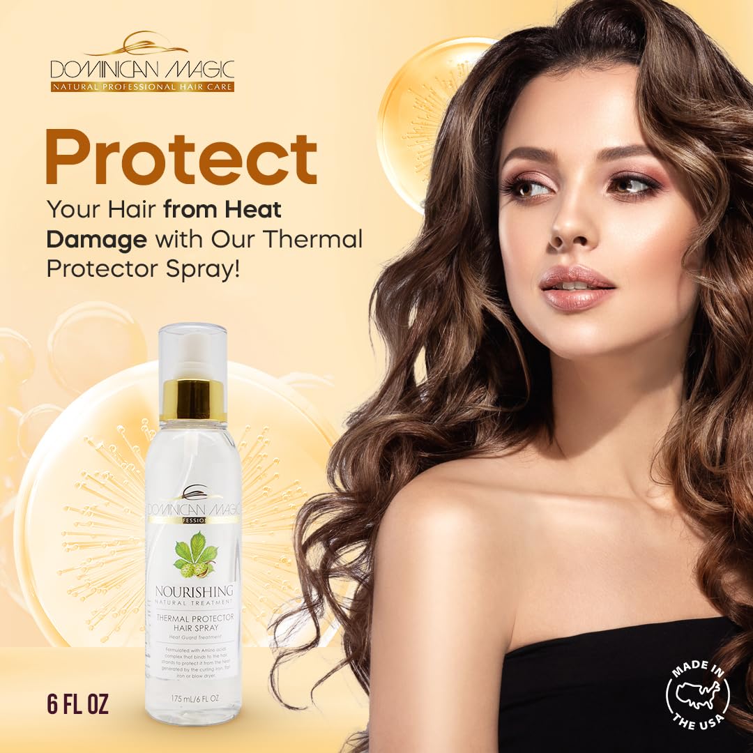 Domincan Magic Thermal Hair Spray, 6 Ounce