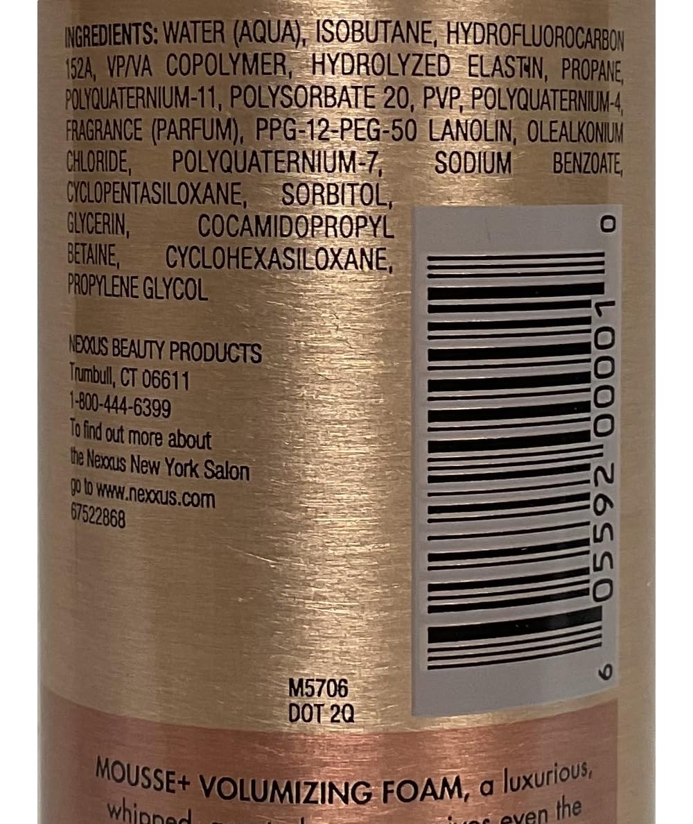Nexxus Nexxus Styling Hair Mousse for Volume Medium Hold Mousse Pow, 10.6 FZ