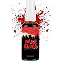1PC Fake Blood Spray for Halloween, Special Effects Makeup, True Color, Realistic Washable SFX, Zombie Vampire Cosplay Party Clothes, 60ml