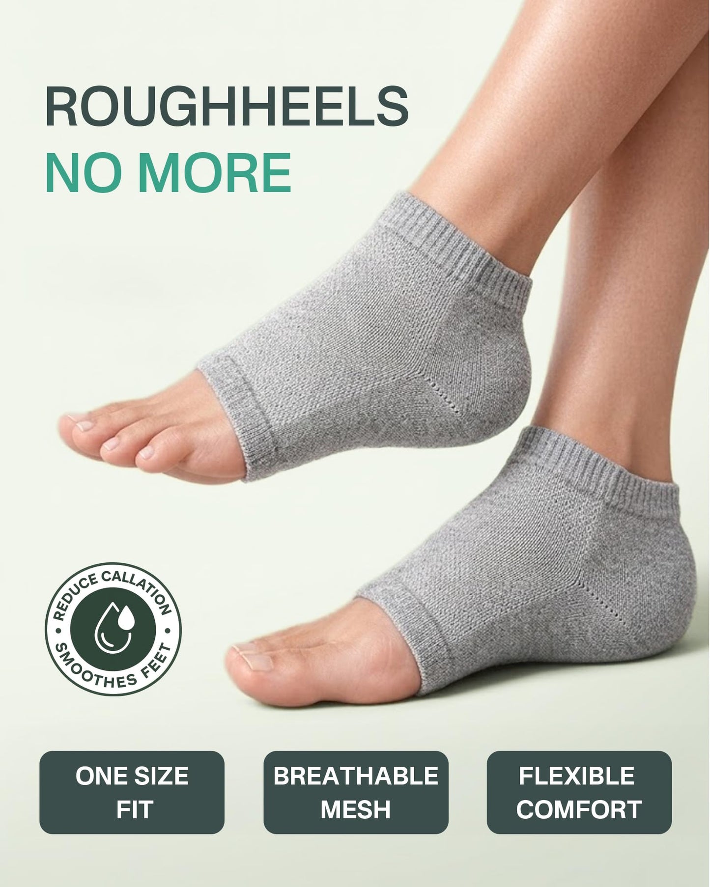 Moisturizing Socks for Women, Silicone Socks & Gel Socks, Heel Socks for Dry Cracked Feet, Heel Protectors for Cracked Heel Treatment, Foot Care Beauty and Personal Care Originbuty