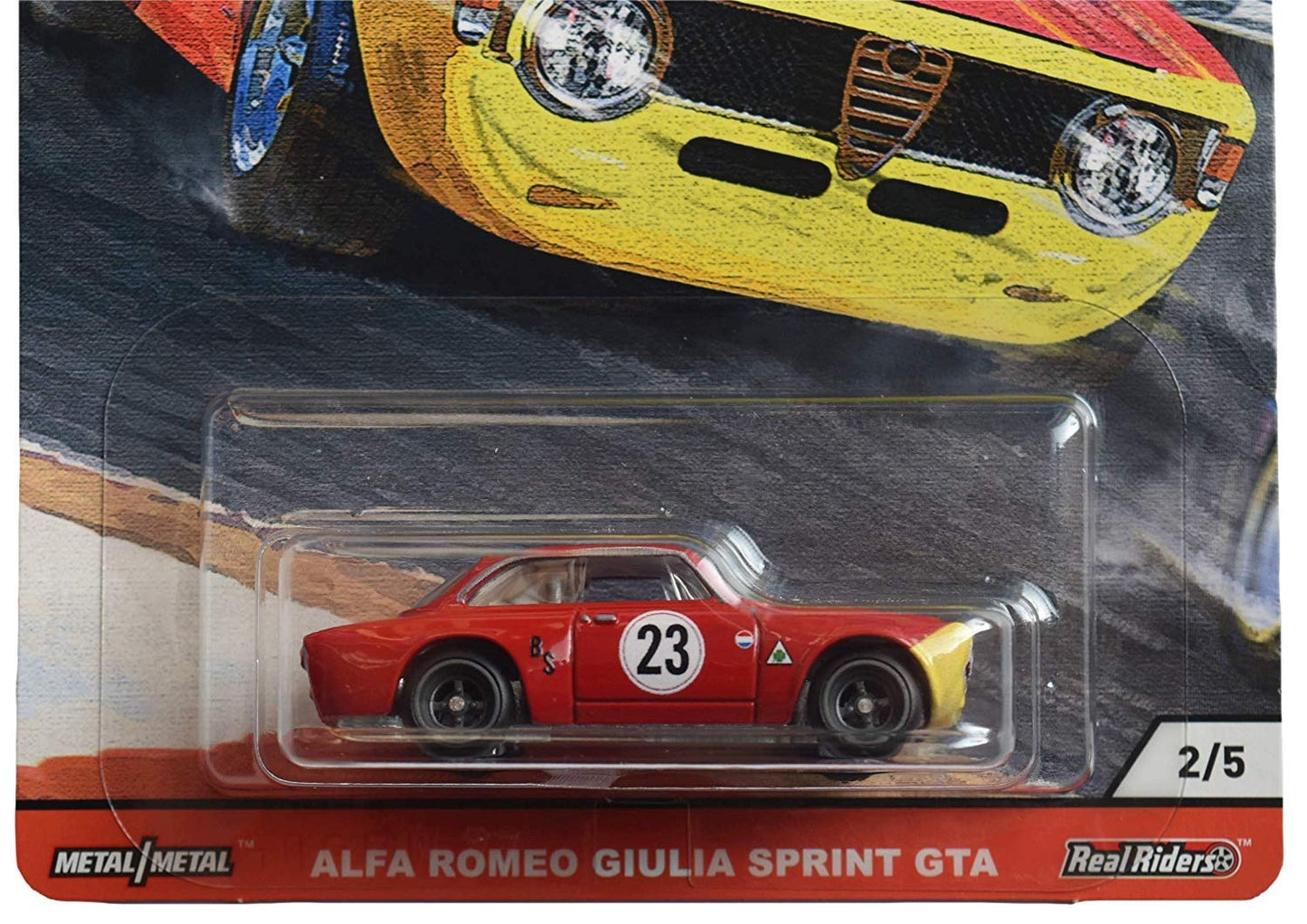 Hot Wheels Car Culture Door Slammers Alfa Romeo Giulia Sprint GTA 2/5, red