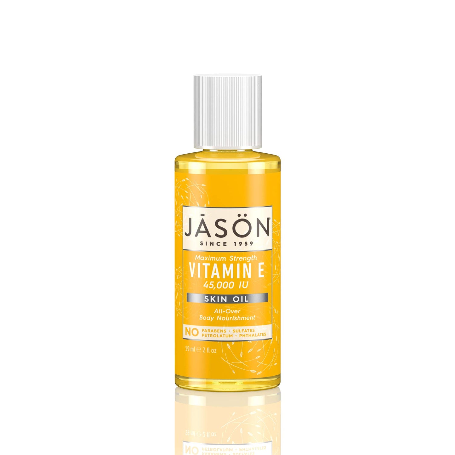 JASON Vitamin E 45,000 IU Skin Oil, Maximum Strength, 2 Ounce Bottle