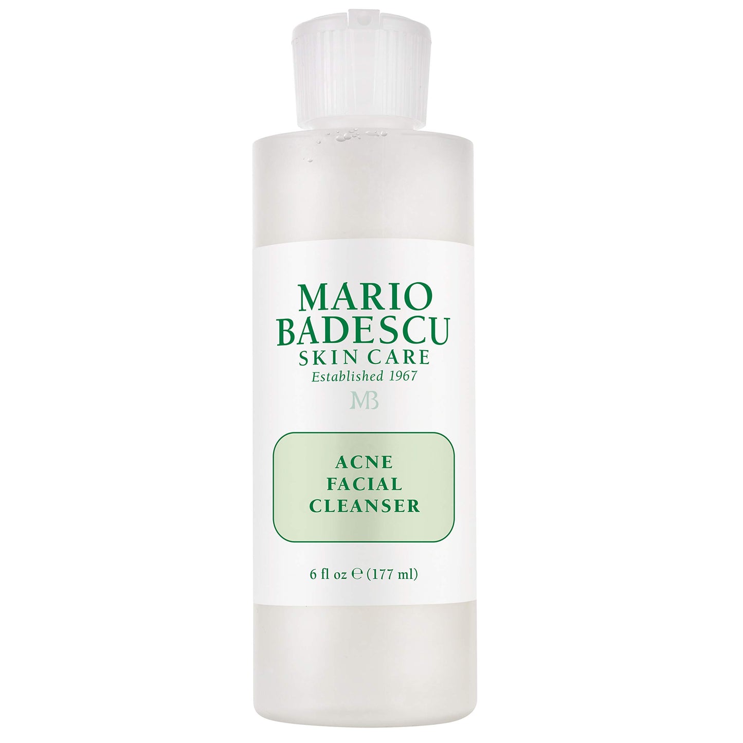 Mario Badescu Acne Facial Cleanser for Combination & Oily Skin, Oil-Free Face Wash with Salicylic Acid & Aloe Vera, Deep Pore Clean, 6 Fl Oz (Pack