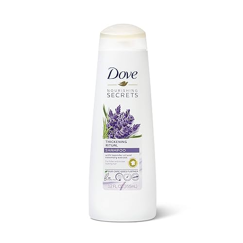 Dove Volume Shampoo for Thinning Hair Thickening Ritual Hair Shampoo with Lavender 12 oz