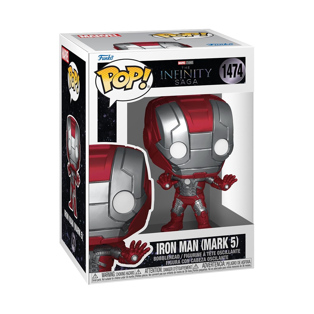 Funko Pop Marvel: Infinity Saga - Iron Man - (Mark 5) - Collectable Vinyl Figure - Gift Idea - Official Merchandise - Toys for Kids & Adults…