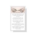 Eyebrow Lamination Aftercare Instruction Cards | Physical Printed 2 x 3.5” inches Business Card Size | White with Brow Photo Design | Starter Lift Kit