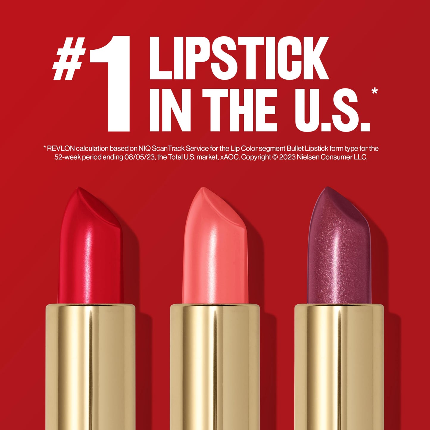 Revlon Super Lustrous Lipstick, Creamy Formula For Soft, Fuller-Looking Lips, Moisturized Feel, 325 Toast of New York, 0.15 oz