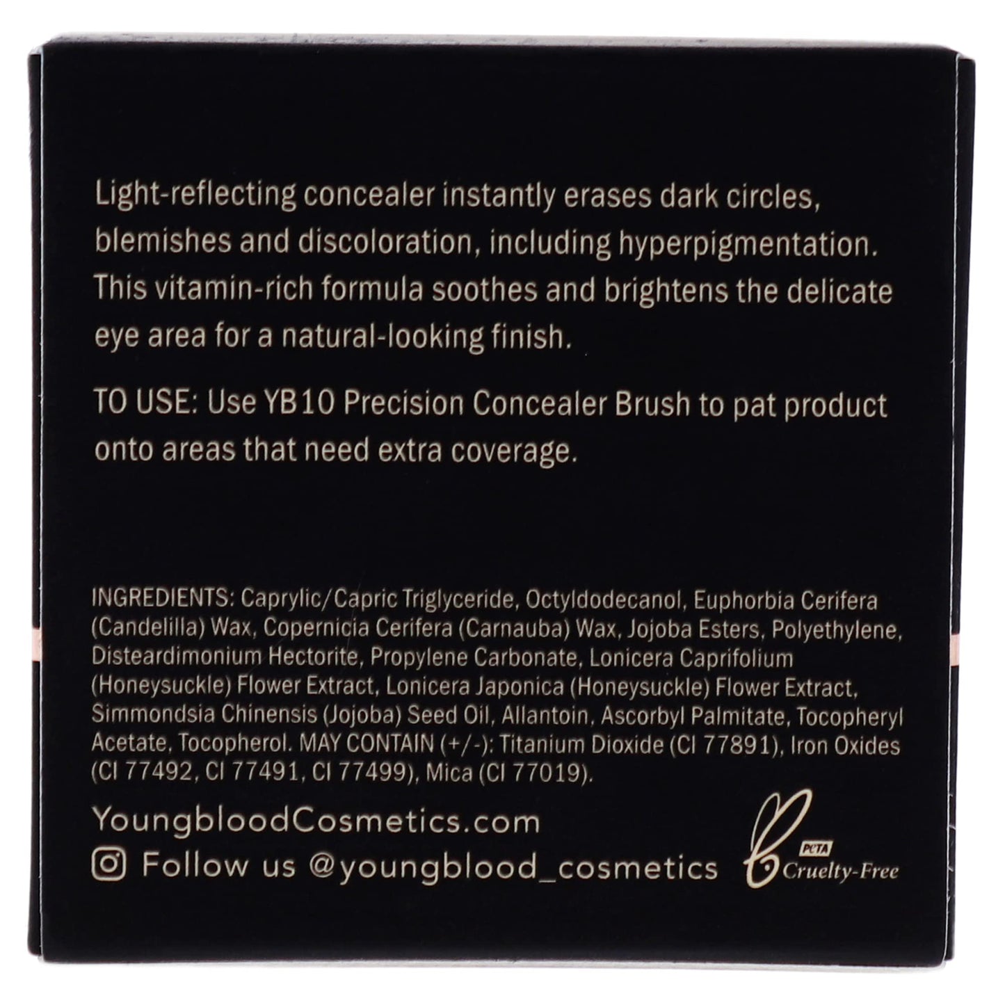 Youngblood Clean Luxury Cosmetics Ultimate Concealer, Medium | Conceals Under Eye Dark Circles Full Coverage Brightening Non-Creasing Coverage