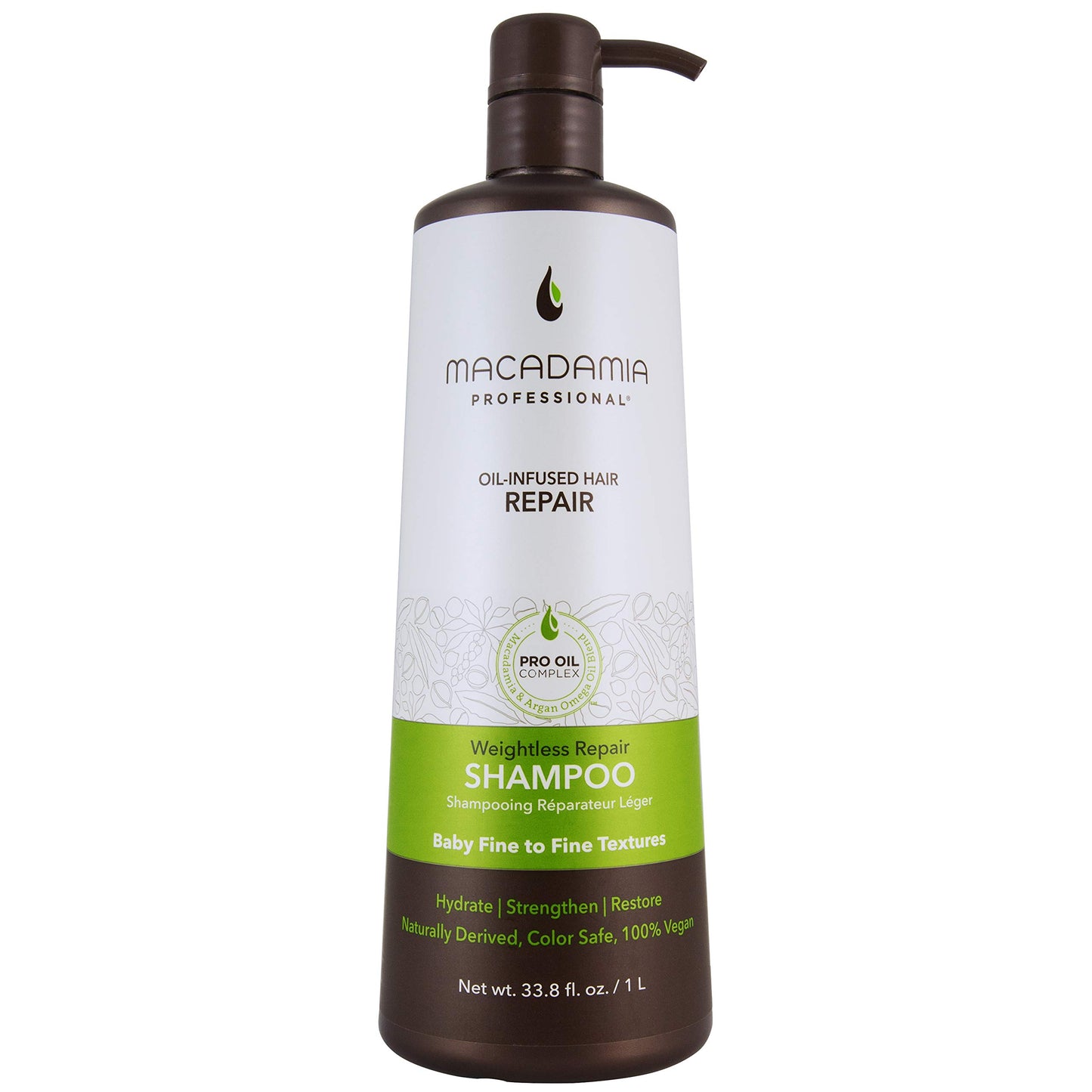 Macadamia Professional Weightless Repair Hair Conditioner - Hydrating Conditioner for Fine, Damaged & Color-Treated Hair, Care Products, Vegan