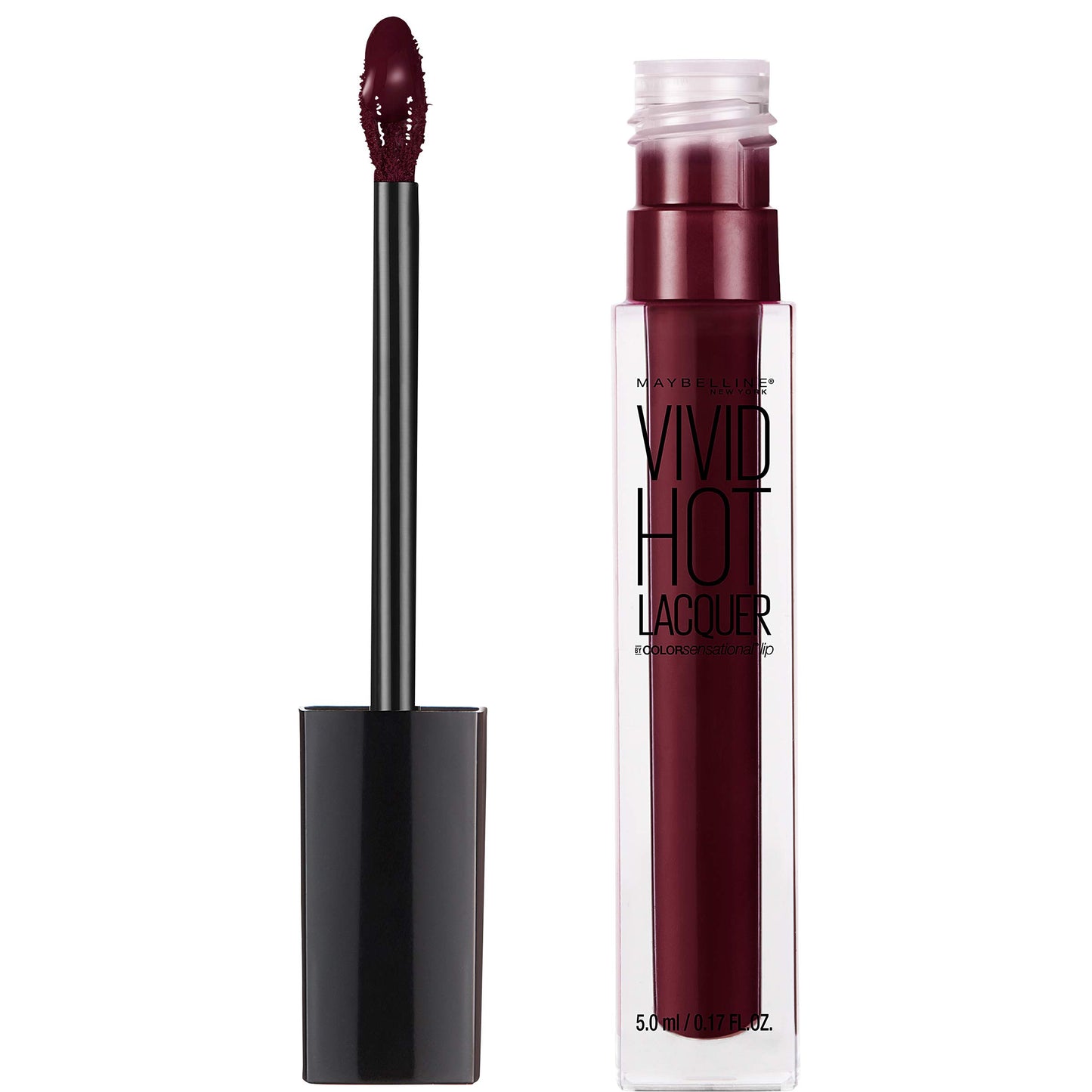 Maybelline Color Sensational Vivid Hot Lacquer Lip Gloss, Retro, 0.17 fl. oz.