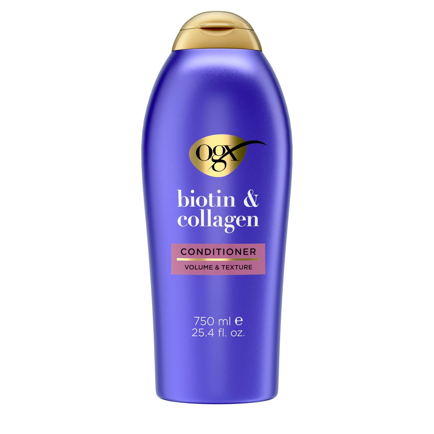 OGX Thick & Full + Biotin & Collagen Volumizing Conditioner, Nutrient-Infused Conditioner + Vitamin B7 Biotin Gives Hair Volume & Body for 72+ Hours Beauty and Personal Care OGX Default Title