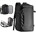 GHERSON Travel Backpack For Air Travel,Durable Large 40L TSA Flight Approved Carry-on Luggage Hand,Water Resistant Business Rucksack,Weekender Bag Daypack,Fits 17.3 Inch Laptop