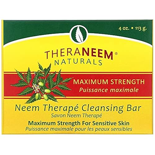 Maximum Strength Neem Oil Soap Organix South 4 oz Bar Soap