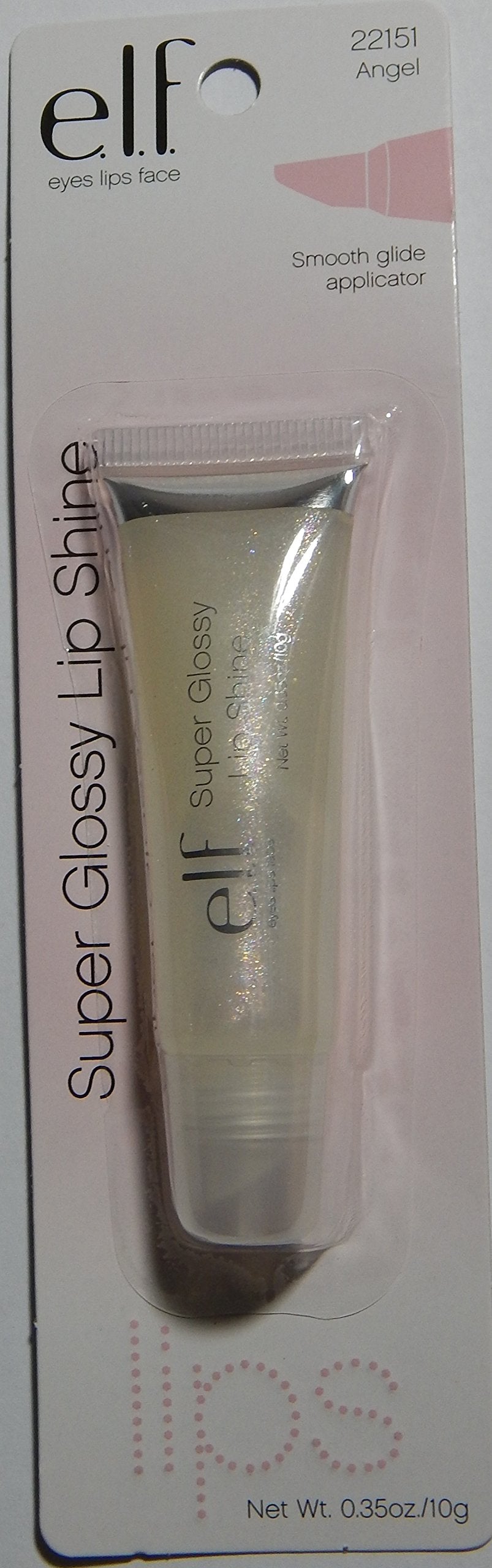 e.l.f. Super Glossy Lip Shine, Angel #22151, 0.35-oz. (Pack of 3)