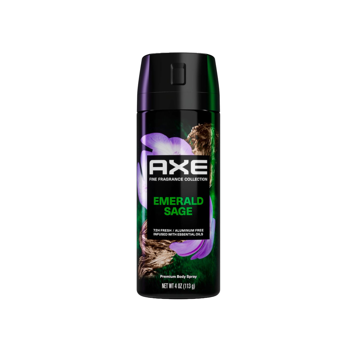 AXE Fine Fragrance Collection Premium Deodorant Body Spray for Men Emerald Sage with 72H Odor Protection and Freshness Infused with Geranium, Cedar Beauty and Personal Care AXE