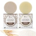 Solid Rice Protein Water Shampoo & Conditioner Hair Soap - Shampoo and Conditioner Bars For Hair With All Natural Plant Based Essential Oils And Zero
