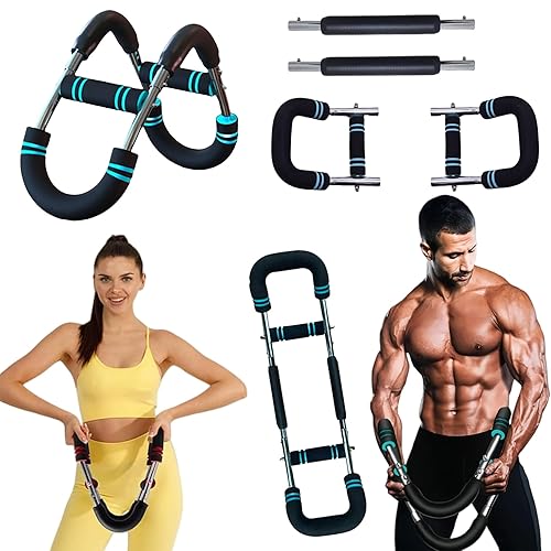 PEOERP Twister Arm Trainer, 60-100lb Adjustable Twister Arm Chest Workout Equipment for Men & Women,Detachable Power Twister Home Fitness Equipment…