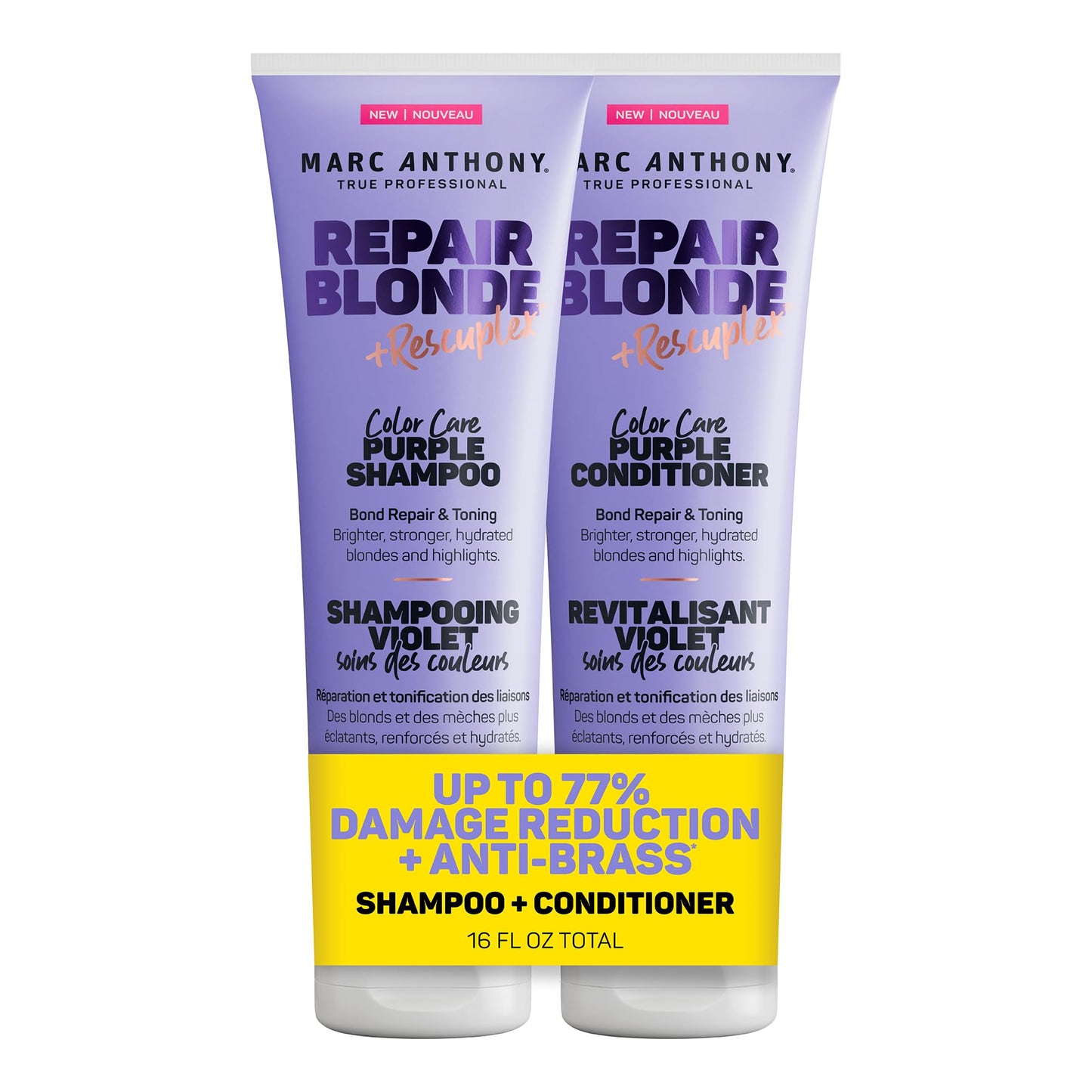 Marc Anthony Repair Blonde Purple Shampoo and Conditioner Set